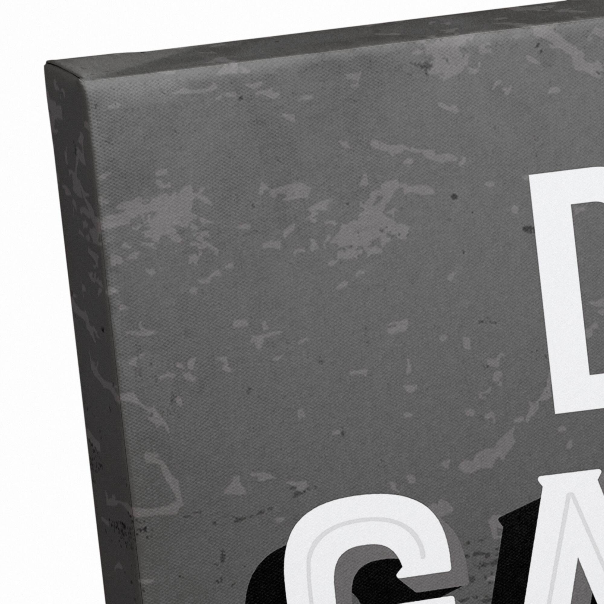 Garage Gray Dad Canvas Wall Art